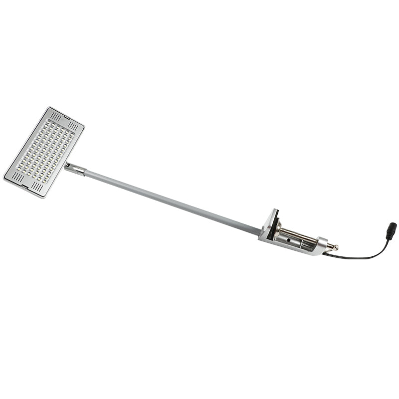 AL Clamp 78LEDs Long Arm Light Silver DC connector